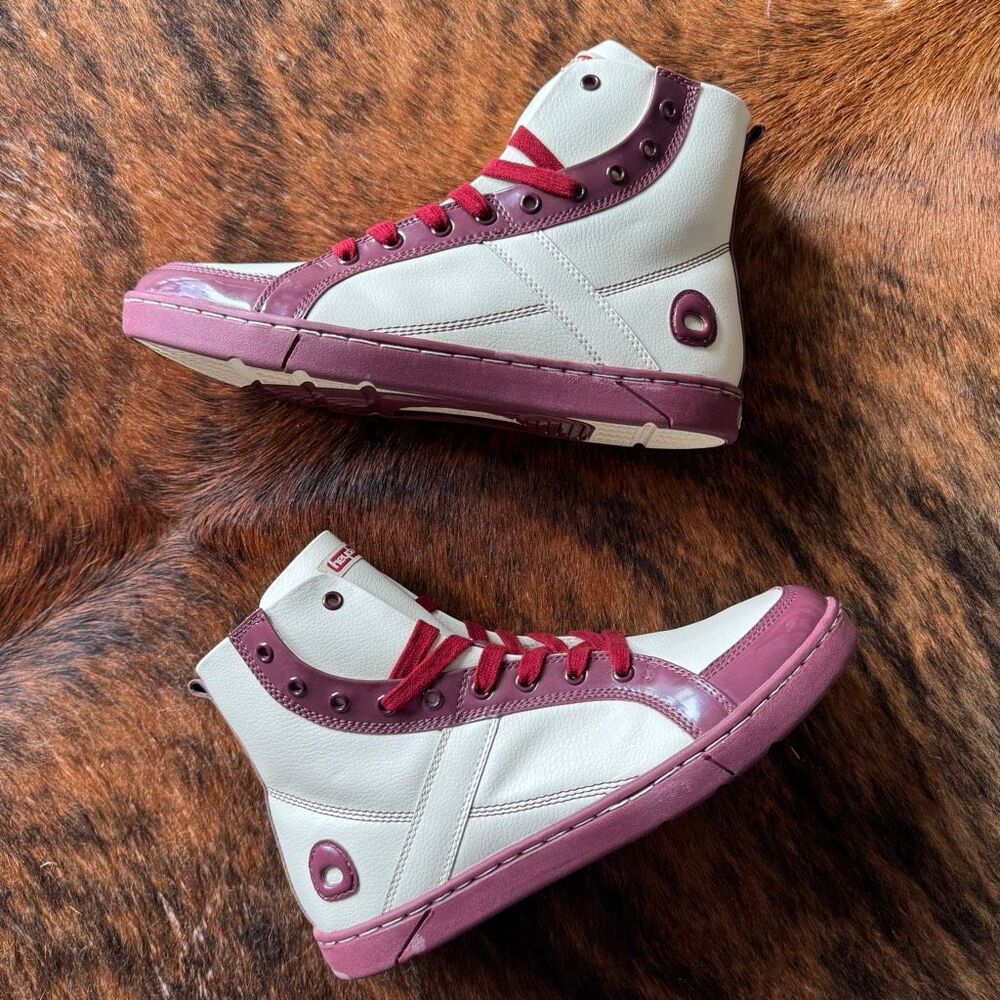 Heyday Footwear Y2K High Top Sneakers Deadstock Rare Streetwear Size 10 NIB